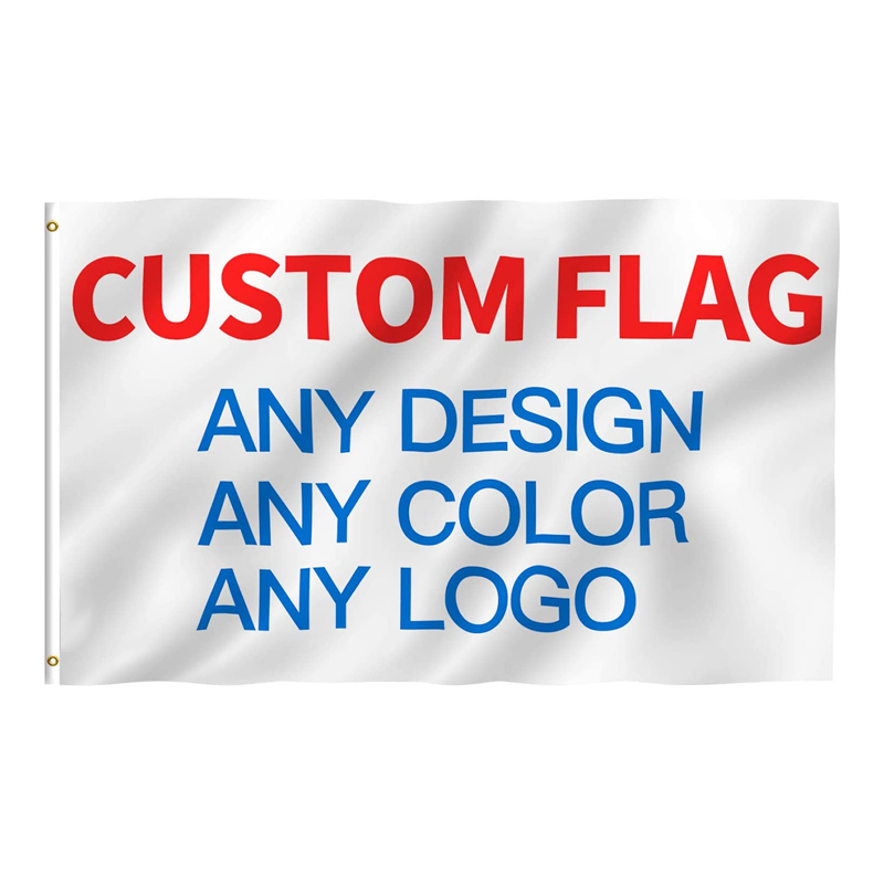 Flagnshow Custom Promotion Advertising sublimation blank logo banner any design flying Flags 
